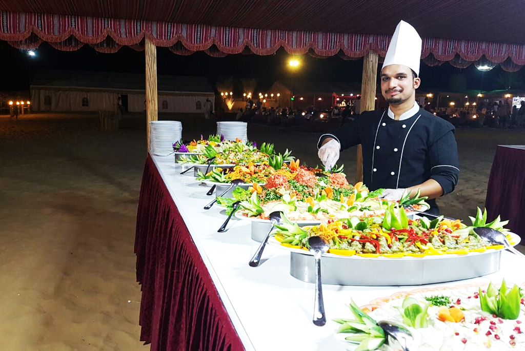 Dinner at the Dubai Desert Red Dune Safari